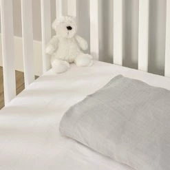 Clair De Lune Soft Sheets Muslin 2 Pack Fitted Pram/Crib Sheets
