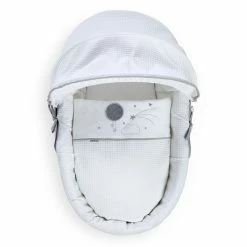 Clair De Lune Over The Moon Grey Wicker Moses Basket Moses Baskets & Stands