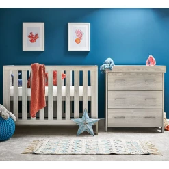 Obaby Nika Mini Cot Bed & Changing Unit