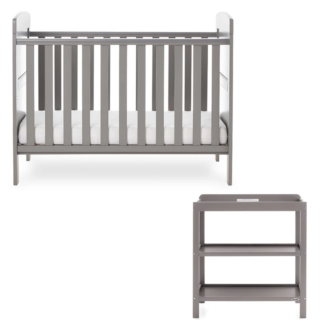 Obaby Grace Mini Cot Bed & Changing Unit