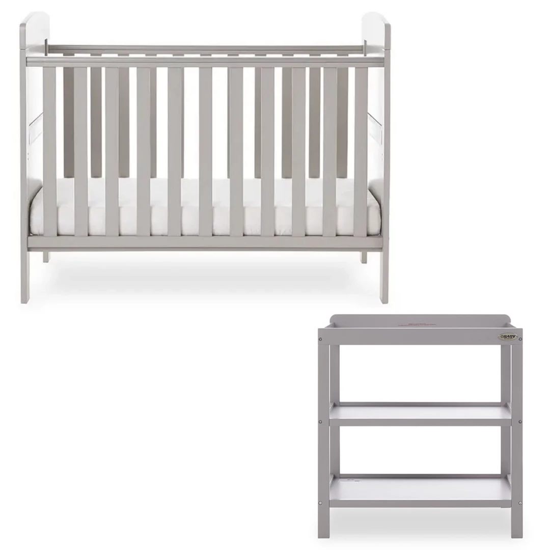 Obaby Grace Mini Cot Bed & Changing Unit
