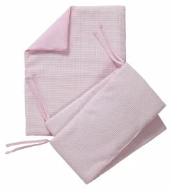 Clair De Lune Waffle Crib/Cradle Quilt & Bumper Bedding Set