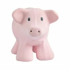 Bathing & Feeding Tikiri Natural Rubber Pig Rattle & Bath Toy
