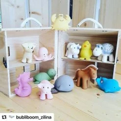 Bathing & Feeding Tikiri Natural Rubber Pig Rattle & Bath Toy