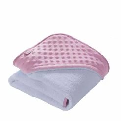 Clair De Lune Dimple Hooded Towel Bathing & Feeding