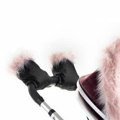Clair De Lune Universal Pushchair/Pram Faux Fur Mittens Pushchair & Travel