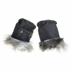 Clair De Lune Universal Pushchair/Pram Faux Fur Mittens Pushchair & Travel
