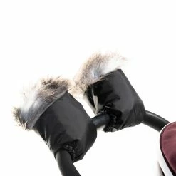 Clair De Lune Universal Pushchair/Pram Faux Fur Mittens Pushchair & Travel