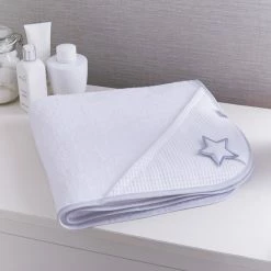 Clair De Lune Silver Lining Hooded Towel