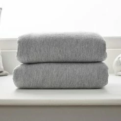 Clair De Lune Soft Sheets 2 Pack Fitted Cotton Cot Sheets - 120 X 60 Cm