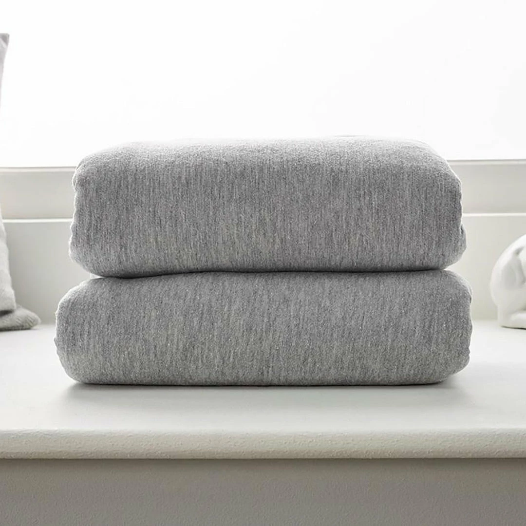 Clair De Lune Soft Sheets 2 Pack Fitted Cotton Cot Sheets - 120 X 60 Cm