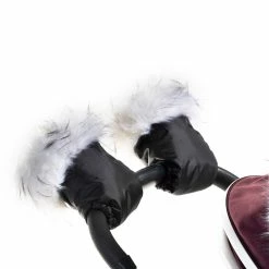 Clair De Lune Universal Pushchair/Pram Faux Fur Mittens Pushchair & Travel