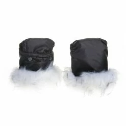 Clair De Lune Universal Pushchair/Pram Faux Fur Mittens Pushchair & Travel