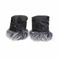 Clair De Lune Universal Pushchair/Pram Faux Fur Mittens Pushchair & Travel