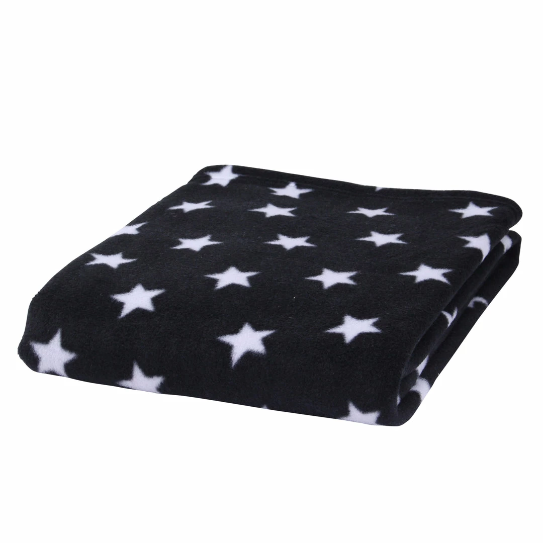 Clair De Lune Star Fleece Pram Blanket