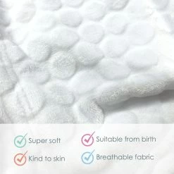 Clair De Lune Komfies Marshmallow Baby Dressing Gown Bathing & Feeding