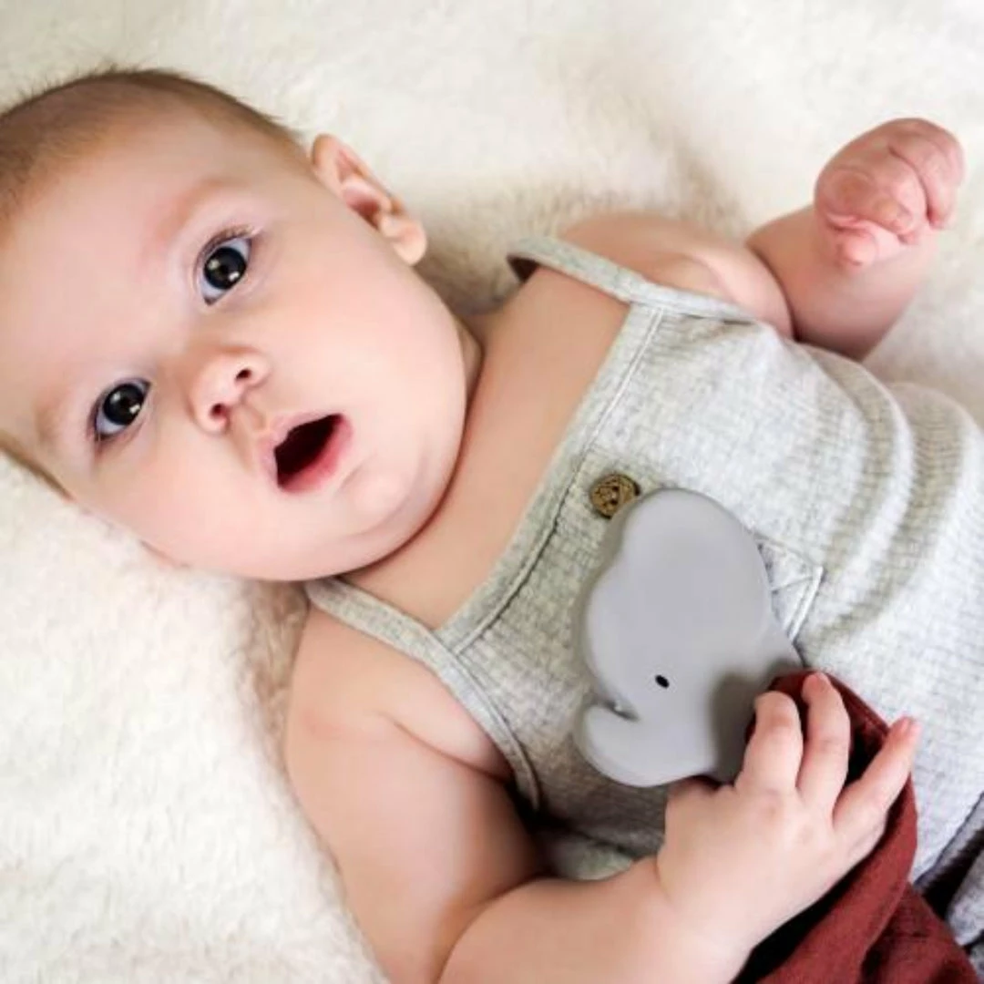 Gifts Tikiri Elephant Comforter With Natural Rubber Teether