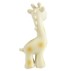 Tikiri Natural Rubber Giraffe Baby Teether Rattle & Bath Toy Bathing & Feeding