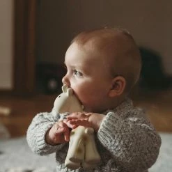 Tikiri Natural Rubber Giraffe Baby Teether Rattle & Bath Toy Bathing & Feeding