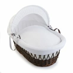 Clair De Lune Waffle Moses Basket Bedding Set Moses Basket Dressings