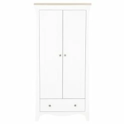 Wardrobes & Shelves Cuddleco Clara 2 Door Double Wardrobe