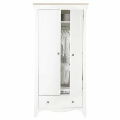 Wardrobes & Shelves Cuddleco Clara 2 Door Double Wardrobe
