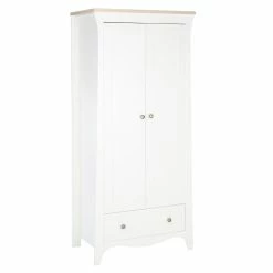 Wardrobes & Shelves Cuddleco Clara 2 Door Double Wardrobe