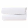 Clair De Lune Soft Sheets 2 Pack Fitted Cotton Cot Sheets - 120 X 60 Cm