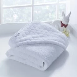Clair De Lune Bathing & Feeding Marshmallow Hooded Towel