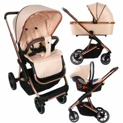 My Babiie Christina Milian Rose Gold Belgravia Travel System Travel Systems