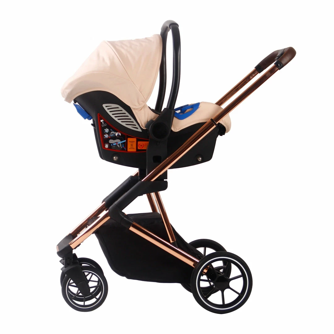 My Babiie Christina Milian Rose Gold Belgravia Travel System Travel Systems