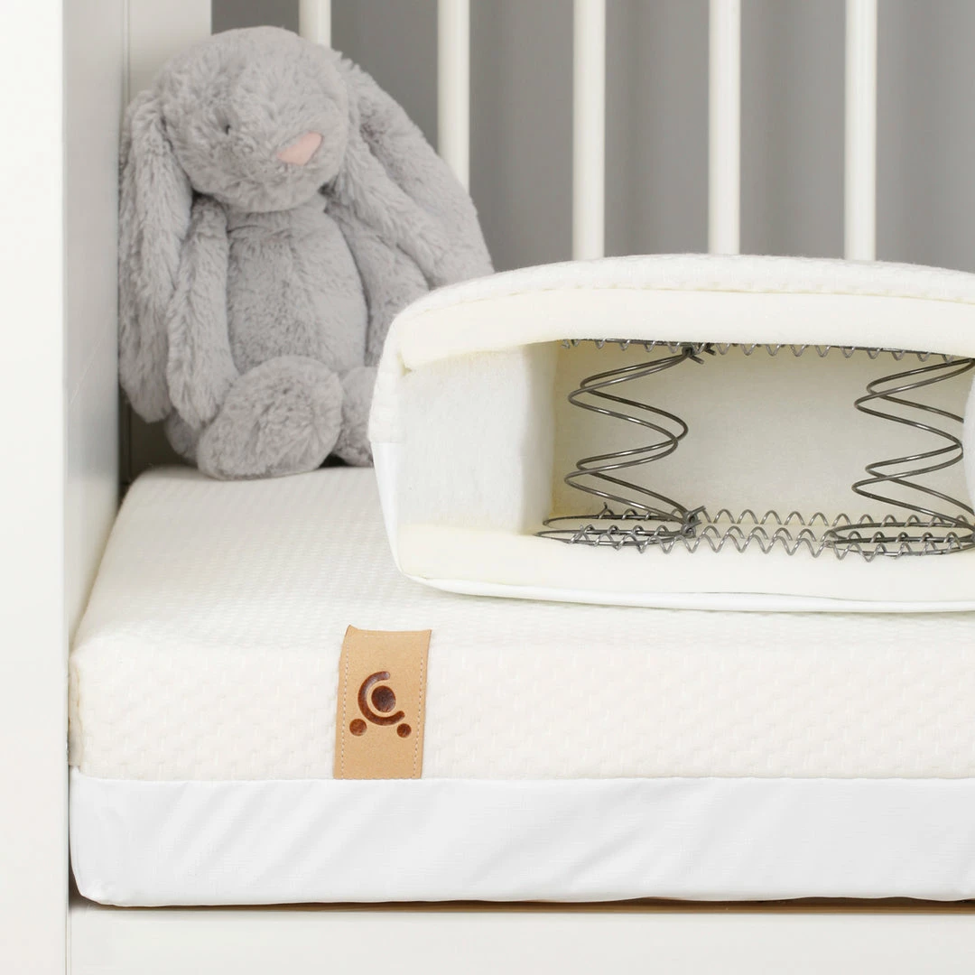 Mattresses Cuddleco Harmony Hypoallergenic Bamboo Sprung Cot Mattress