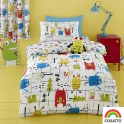 Rosenthal Single Bedding Cosatto Monster Mob Single Bed Duvet Cover Set
