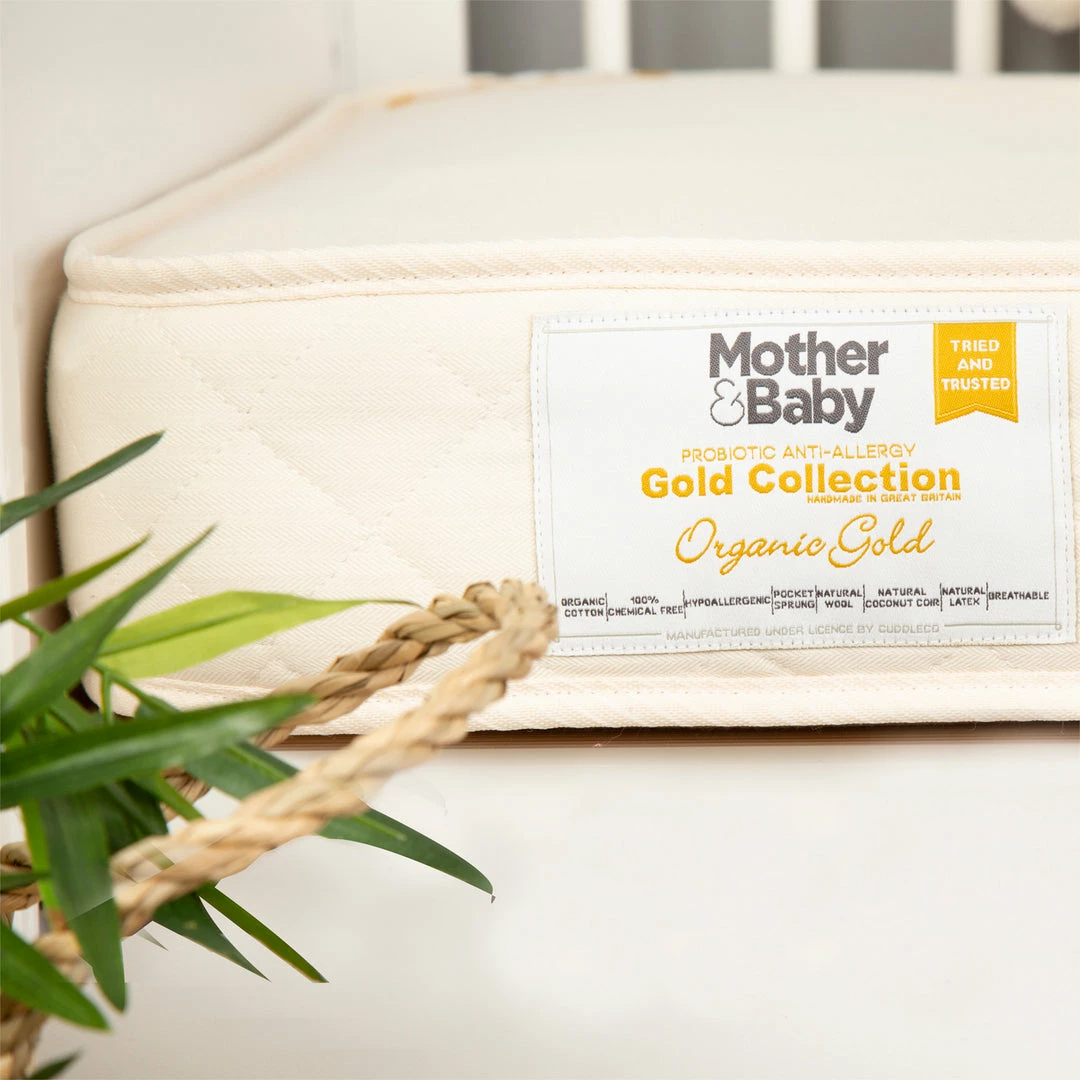 Cuddleco Mother&Baby Gold Organic Cot Mattress Mattresses