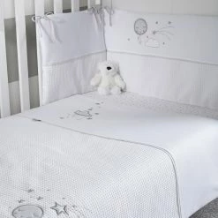 Clair De Lune Over The Moon Cot/Cot Bed Quilt & Bumper Bedding Set