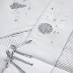 Clair De Lune Over The Moon Cot/Cot Bed Quilt & Bumper Bedding Set