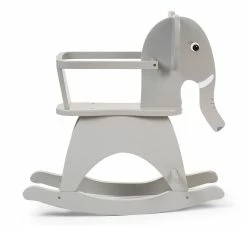 Cuddleco Childhome Grey Rocking Elephant Toys