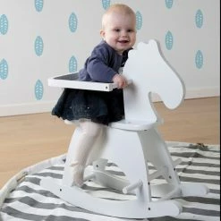 Cuddleco Toys Childhome White Rocking Horse