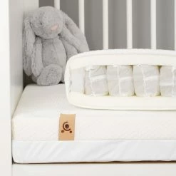 Mattresses Cuddleco Signature Hypoallergenic Bamboo Pocket Sprung Cot Bed Mattress