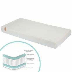 Mattresses Cuddleco Signature Hypoallergenic Bamboo Pocket Sprung Cot Bed Mattress