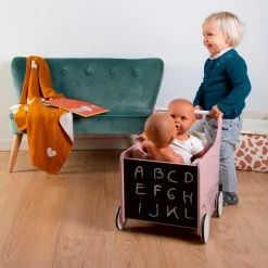 Cuddleco Childhome Wooden Toy Stroller